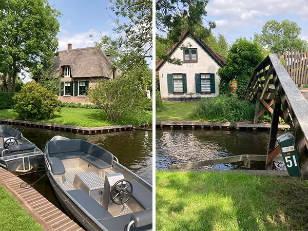 導遊還特別提醒橋旁邊那個是人家的郵筒，不是垃圾桶