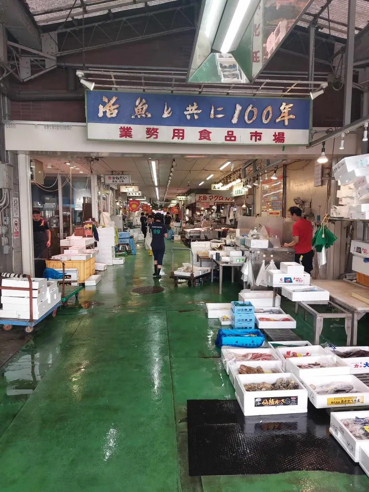 柳橋中央市場入口～