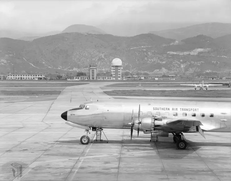 刊頭 1961年松山機場興築新航廈，符合國際機場標準 案名：1964 農復會照片 檔號：0053/0011/1 來源機關：行政院新聞局 管有機關：國家發展委員會檔案管理局