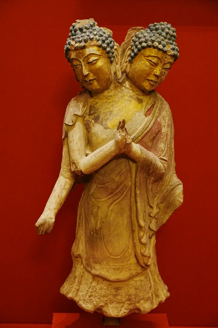 好特別的雙頭佛