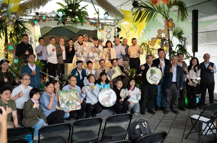 林業及自然保育署與相關企業、組織、校系等大集合，簡直是年度盛會等級。