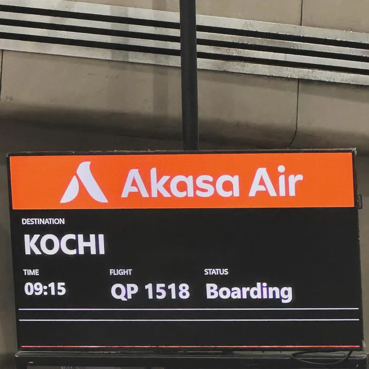 乘坐印度國內線前往喀拉拉邦的首府科欽 Kochi