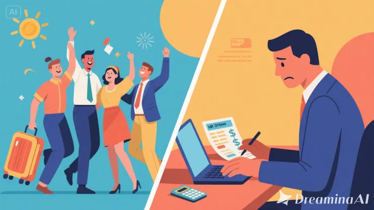 國定假日不是「可被調整」的休假,只要當天出勤,不論身分、工時制度,雇主都必須依法加倍給薪!圖片來源:Dreamina AI生成