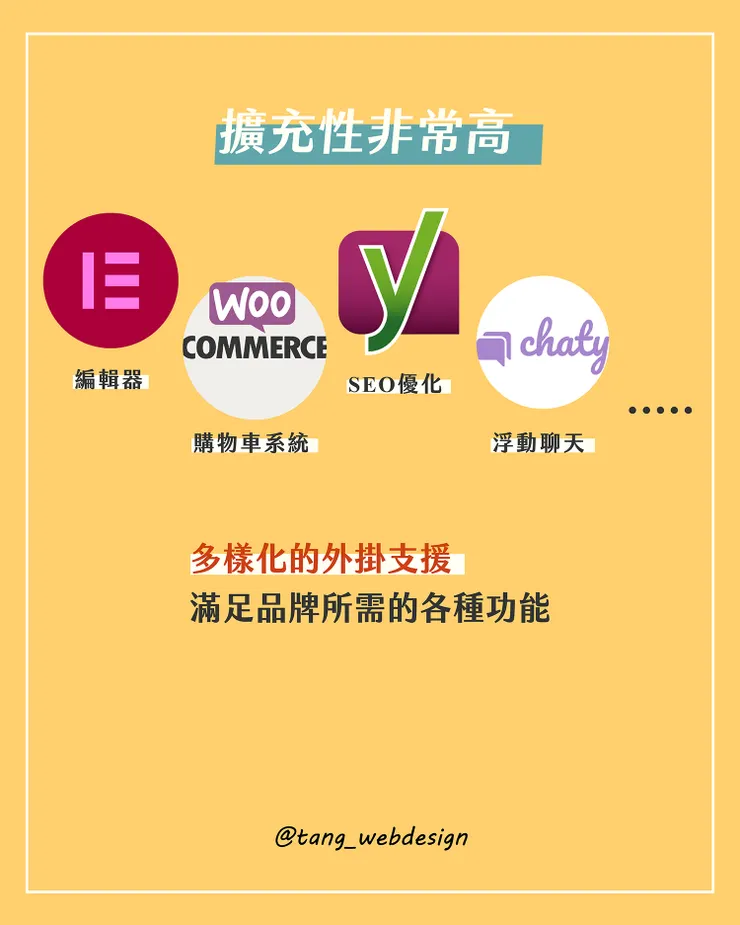 全球市占率高達43%的架站平台 #Wordpress,6大首推原因_擴充性非常高