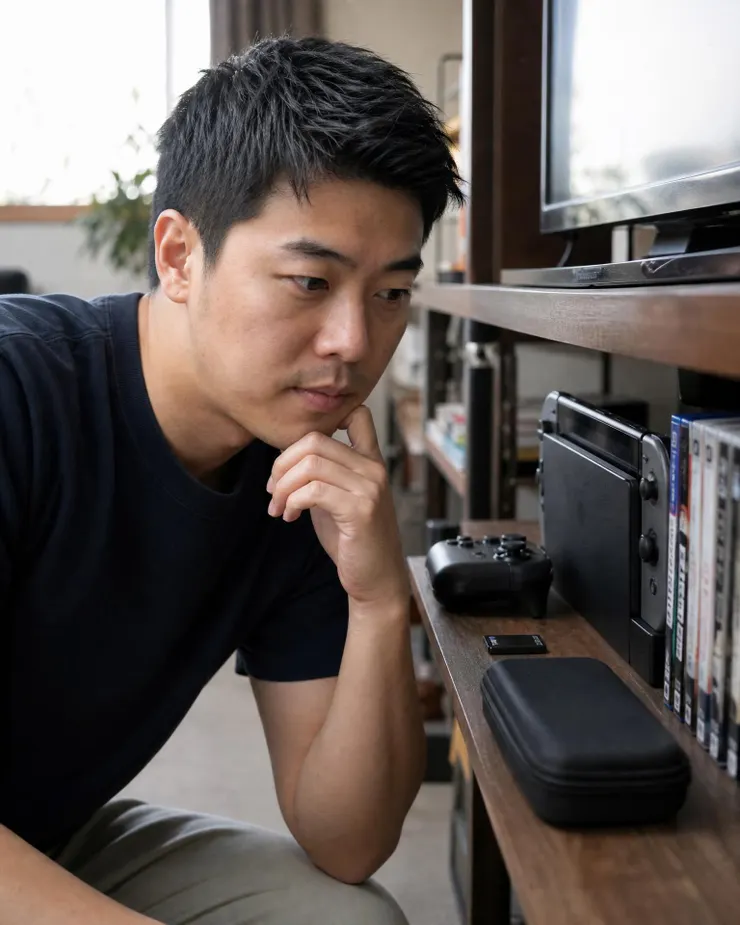 梁練偉比較 Switch 2 主機升級、收納與遊戲庫配置
