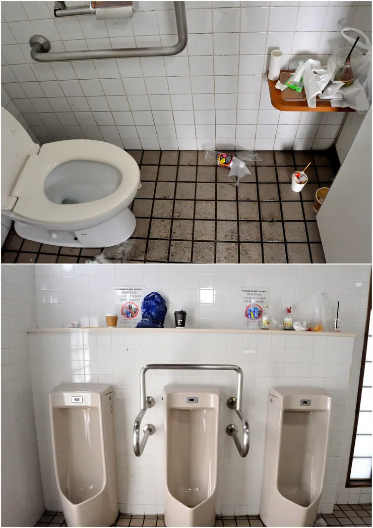 進洗手間小解，眼前景象卻不敢置信。