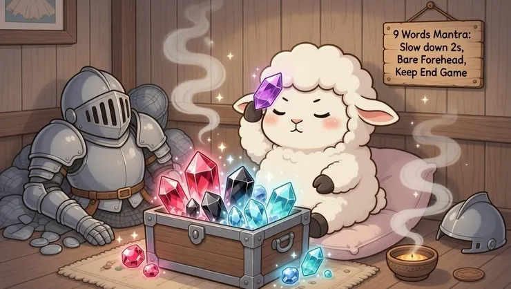 雖然靜下來對上升牡羊有點困難，還是要適時的冷卻一下自己～