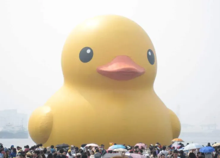 10年多前的黃色小鴨