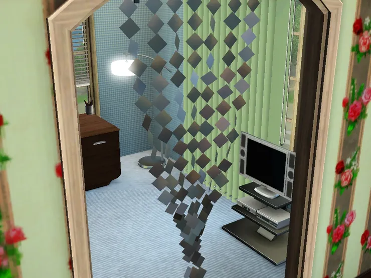 如果沒有門簾做分隔，我覺得太通透了。