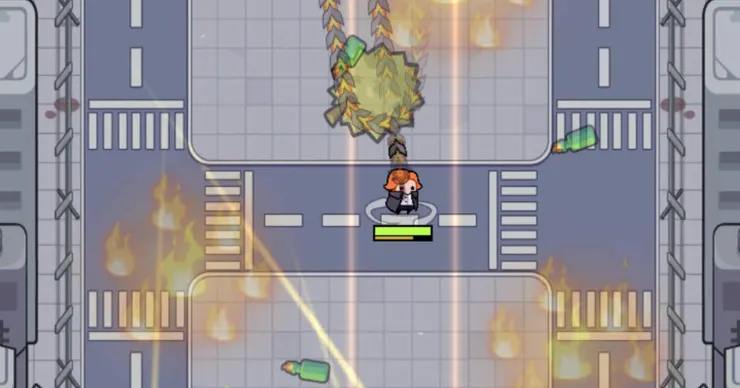 左右有邊界、但上下沒有邊界的關卡