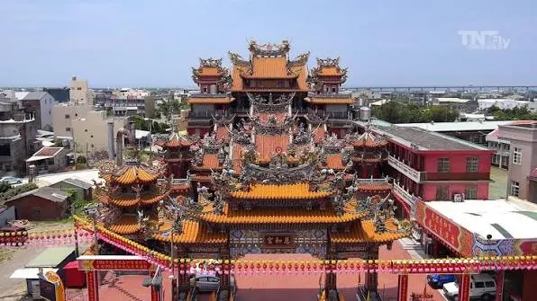 傳統閩南式廟宇格局（圖片截圖於網路）