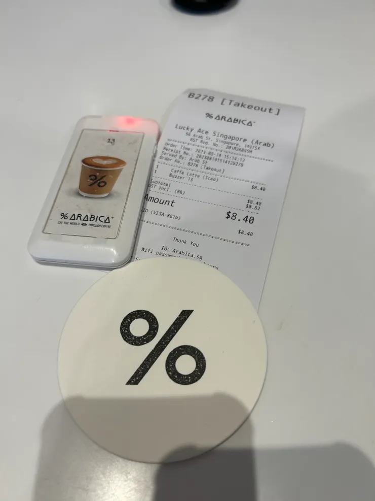 等咖啡中