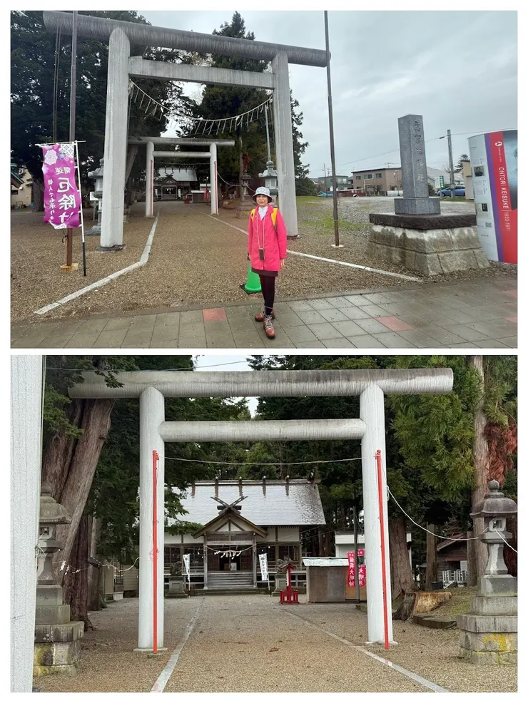 回程公車站旁意富神社