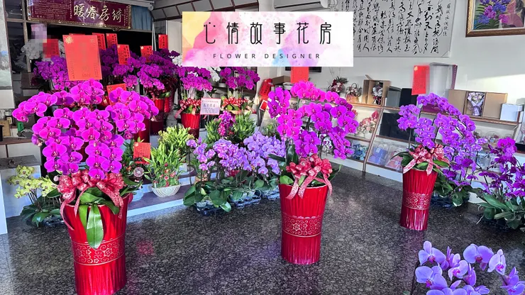 台南最推薦花店|心情故事花房陪您迎接蛇年,蘭花盆栽添喜氣,公家機關、銀行、醫院一致首選!