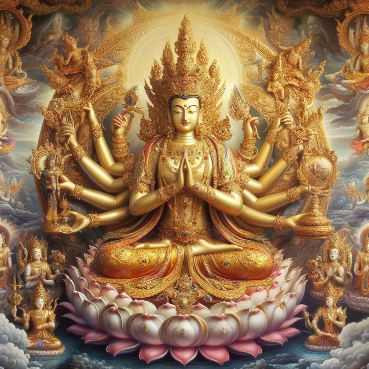 Ai生成的菩薩圖