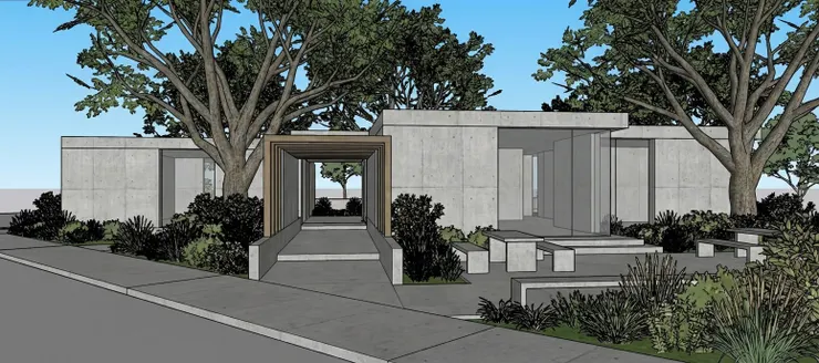 basic landscape model used in render ai landscape workflow