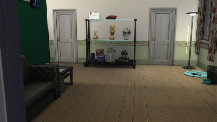 這個房子有兩個房間,所以有兩扇門。