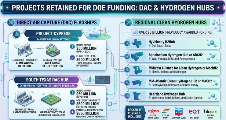 DAC代表專案，來源：decarbonfuse
