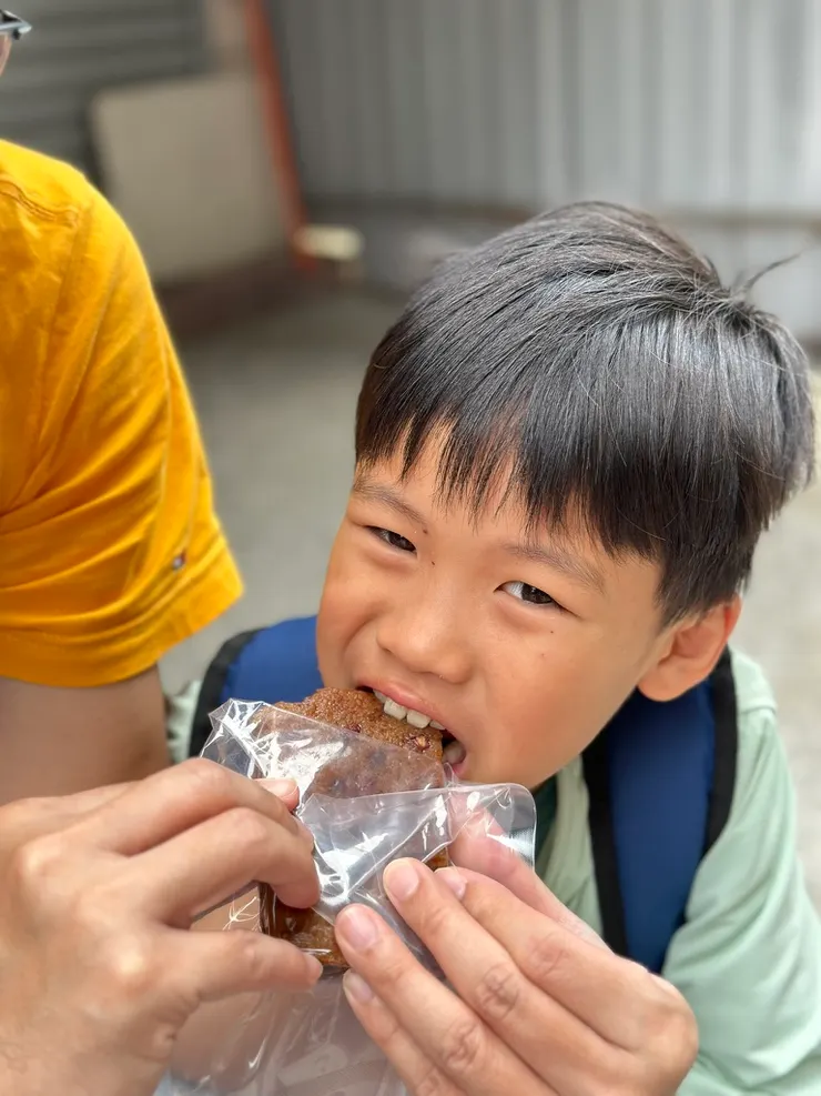 買的當天就直接拆開來吃，Q軟香甜