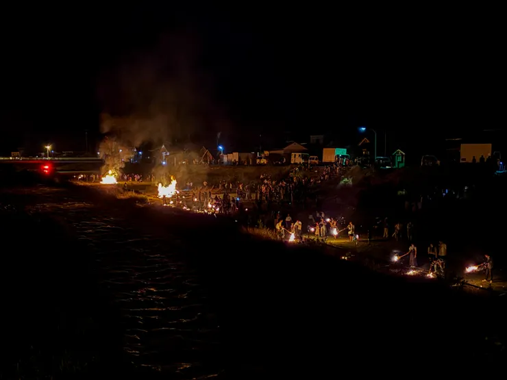 富山上市町祭典的特殊文化 — 精霊やぐらやき