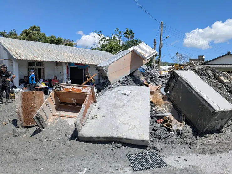 花蓮光復鄉-災區現場