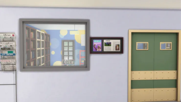 這邊的展示架則展示最近的有趣要聞。