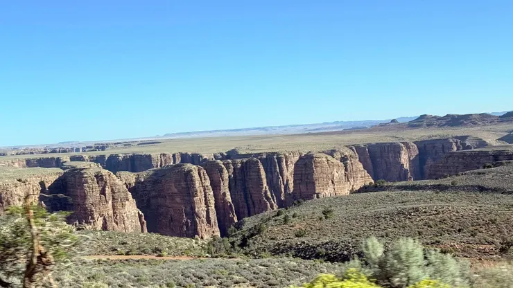看大峽谷是在平面上