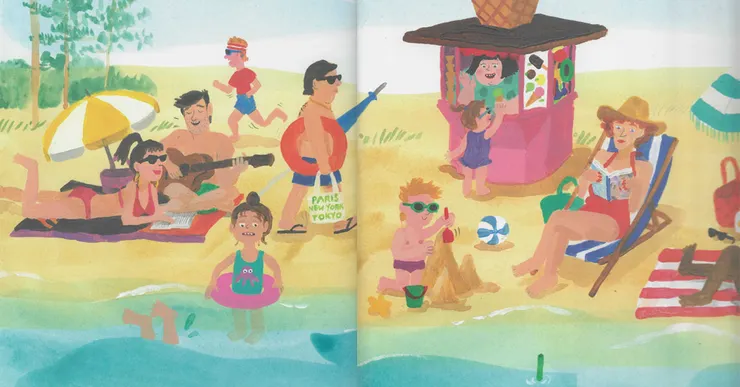 圖片來源：《小報亭》｜文：安娜德．梅樂希   圖：安娜德．梅樂希   三民書局；2019 