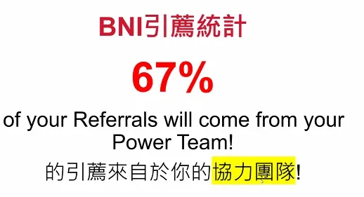千萬別小看了來自分會的引薦力量