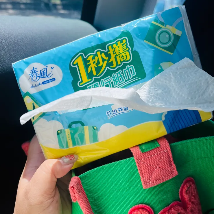 傳說中ㄉ春風一秒攜隨行紙巾本人