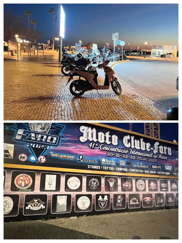 機車隊隊徽和重機停車場