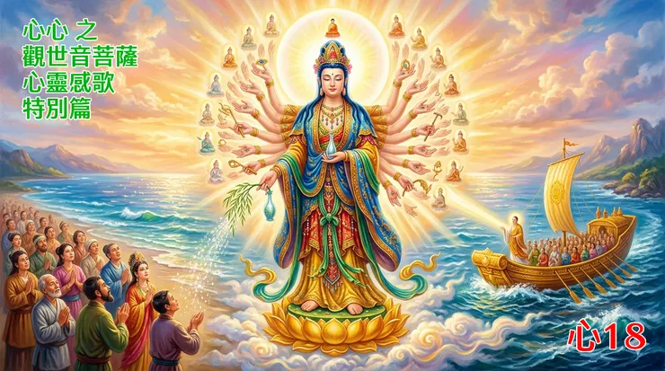 觀世音菩薩 名號意為「觀察世間音聲覺悟有情」