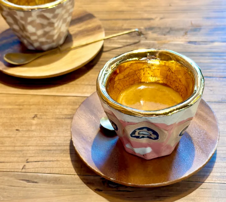 使用今村先生的濃縮杯