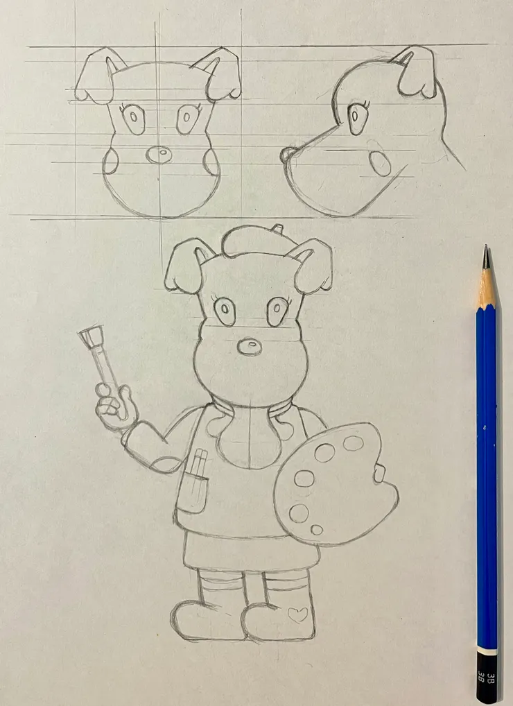 鉛筆手繪 2代 miruku