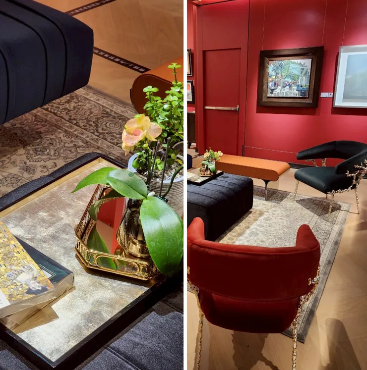 座位美到像幅畫