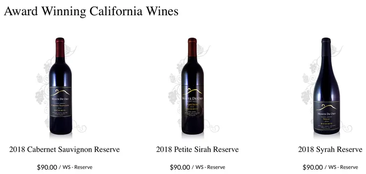 Monte De Oro 葡萄酒擁有極高評價。