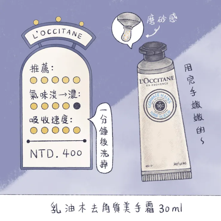 歐舒丹 | 乳油木去角質美手霜