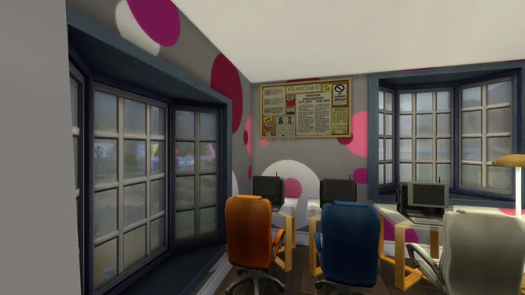 對我來說有電腦便要有告示板，這才像書房。