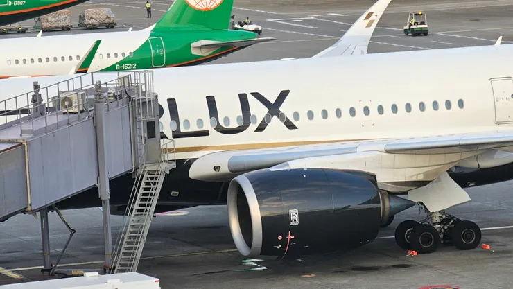 這是星宇航空的空中巴士A350型客機!