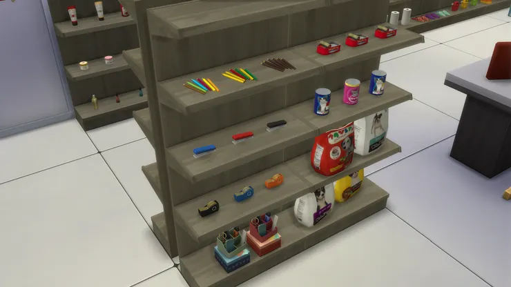 最下層也有文具套裝。