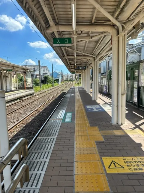 車站也非常有日漫的感覺