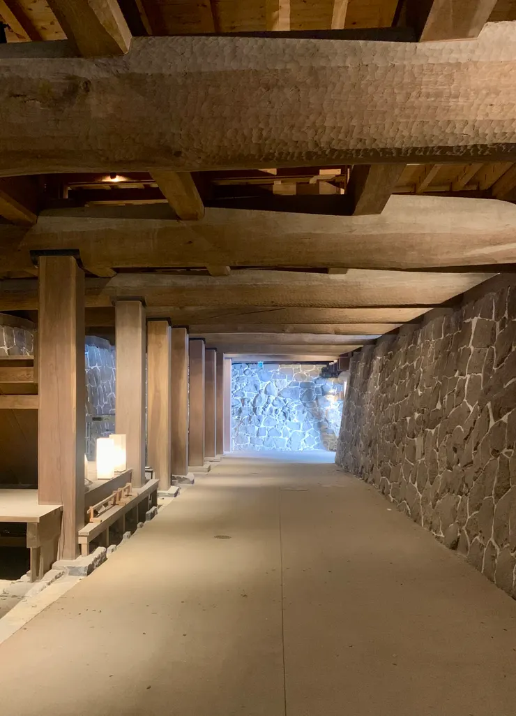 本丸御殿主建築下的闇之通道