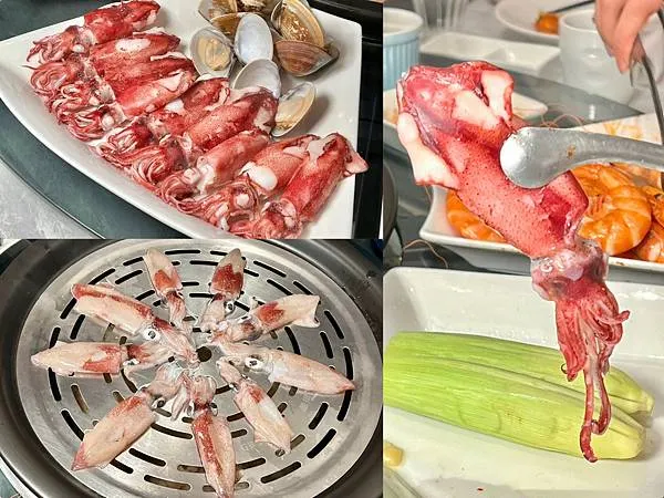 ＋（新北美食）濤濤海鮮蒸氣鍋～海鮮清蒸最好吃、澎湃上湯瑤柱粥