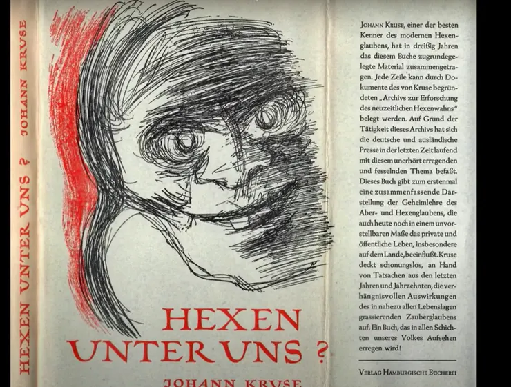 克魯斯撰寫但很快就遭到銷毀的《女巫就在我們身邊？》(翻攝自演講簡報)