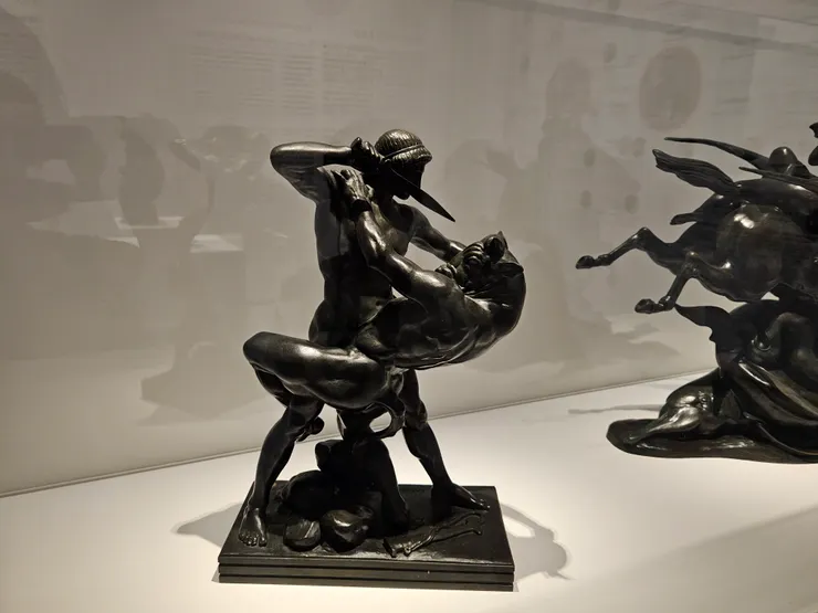 特修斯與米諾陶洛斯。