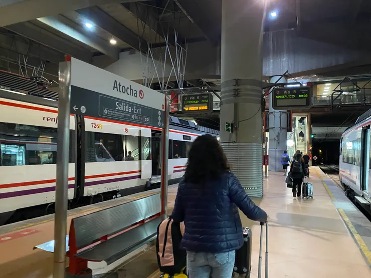 終於到了atocha車站