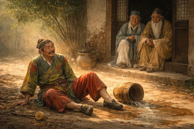 是溫馨？還是獵奇？七十歲的老萊子，正上演一場名為『至孝』的人格坍縮秀。