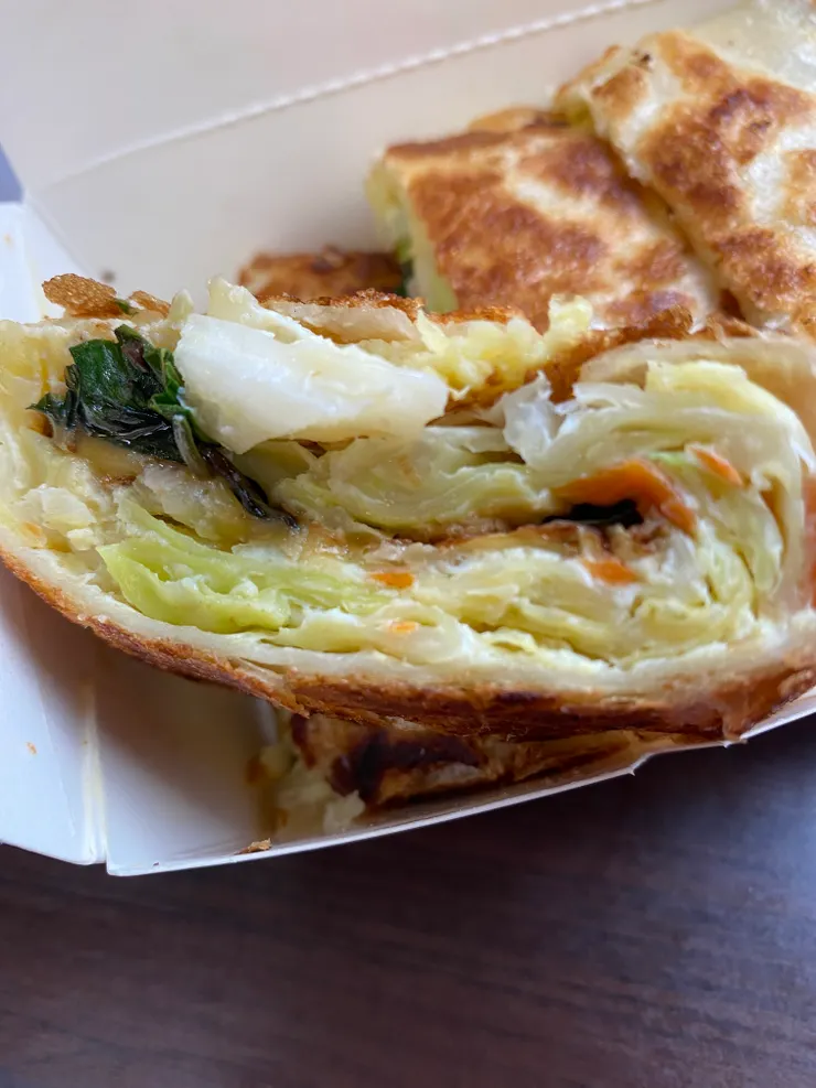 滿滿的蔬菜蛋餅