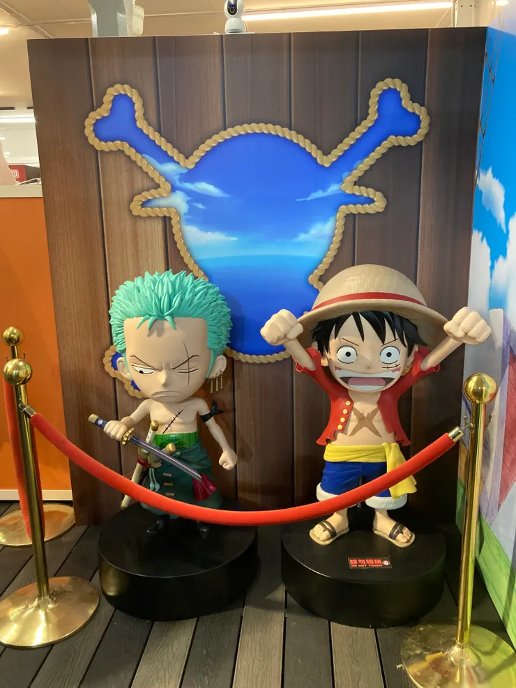 是索隆跟魯夫耶！