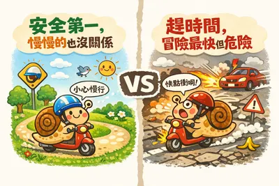 《安全，永遠比準時更重要》